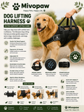 Mivopaw Dog Lifting Harness – Full Body Support Harness for Senior & Injured Dogs
