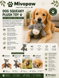 Mivopaw Dog Squeaky Plush Toy – Soft Interactive Chew Toy for Puppies & Dogs