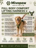 Mivopaw Full Body Comfort Lifting Harness – Restore Mobility and Confidence for Senior & Injured Pups!