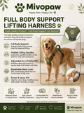 Mivopaw Full Body Support Lifting Harness – Mobility Aid for Senior & Injured Dogs