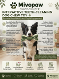 Mivopaw Interactive Teeth-Cleaning Dog Chew Toy – Promote Dental Health and Playful Engagement
