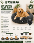 Mivopaw Self Cleaning Slicker Brush – One-Click Deshedding Grooming Brush for Dogs & Cats